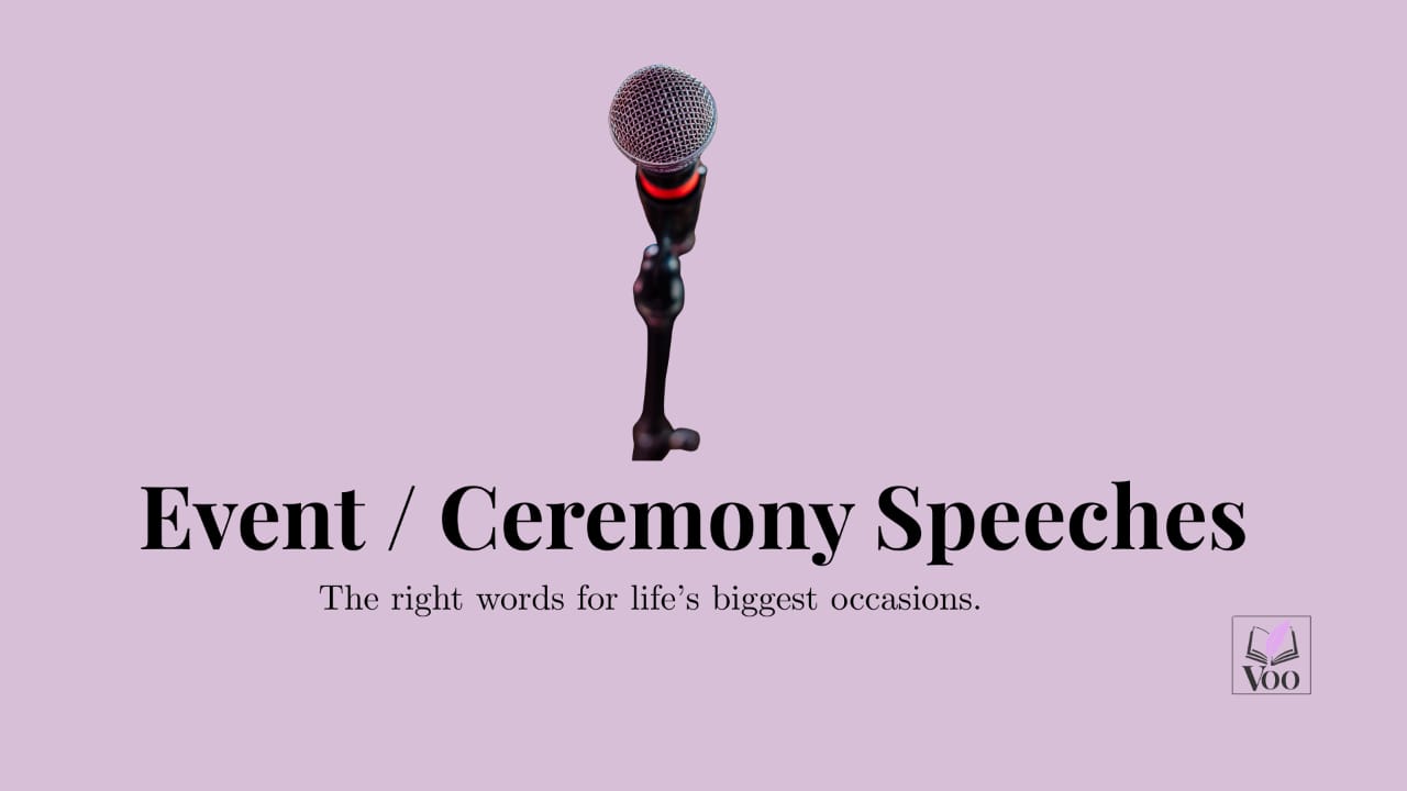 Event Speeches